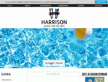 Tablet Screenshot of harrisonarts.com